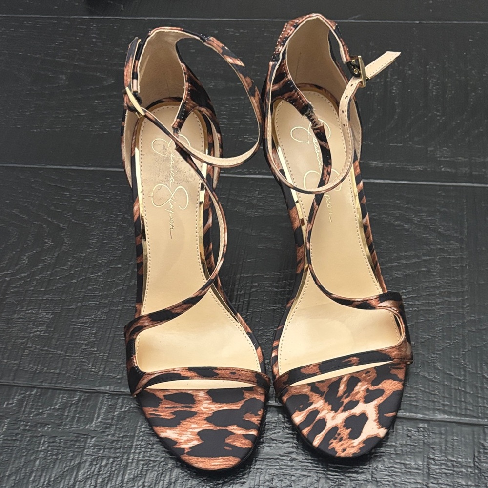 Jessica Simpson Leopard Print Heels